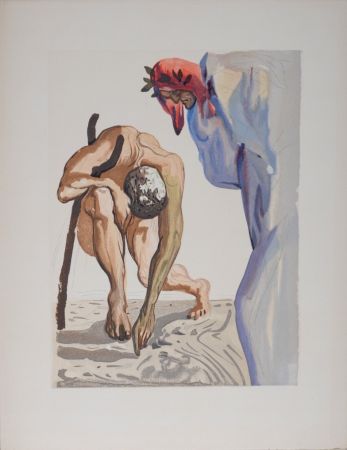 Литография Dali - Le Prince de la vallée fleurie