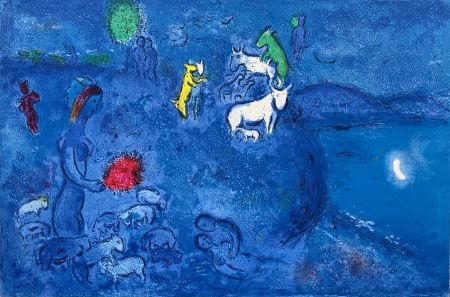 Литография Chagall - Le printemps