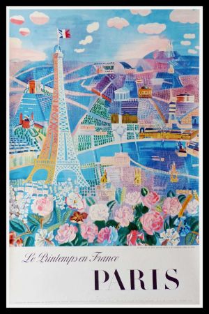Литография Dufy - LE PRINTEMPS EN FRANCE PARIS