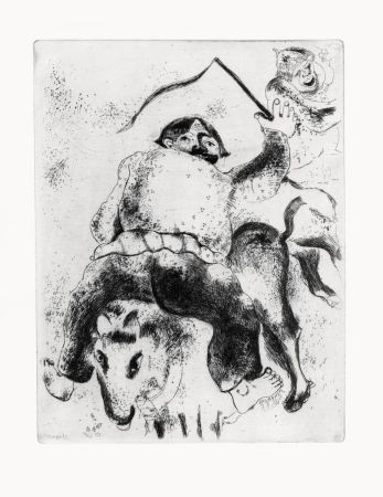 Офорт Chagall - Le Père Mitiai et e Père Minial