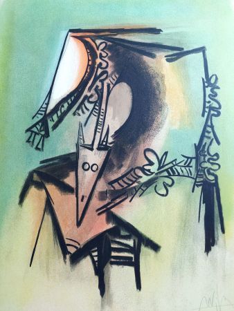 Литография Lam - Le Regard Vertical - 