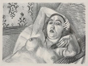 Литография Matisse - Le repos du modele