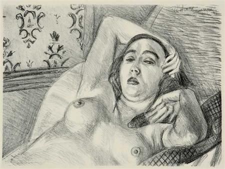 Литография Matisse - Le Repos du Modele