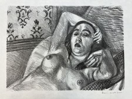 Литография Matisse - Le repos du modele ( Duthuit 416 )