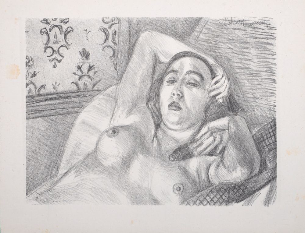Литография Matisse - Le repos du modèle, 1922