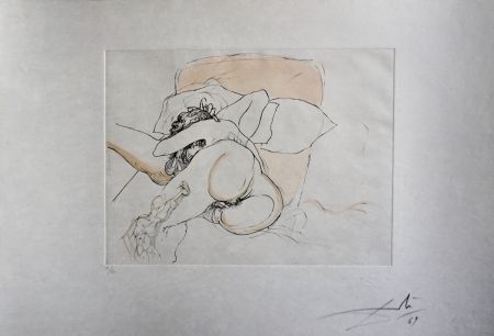 Гравюра Dali - Le Reppos du Guerrier