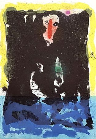 Литография Miró - Le revenant