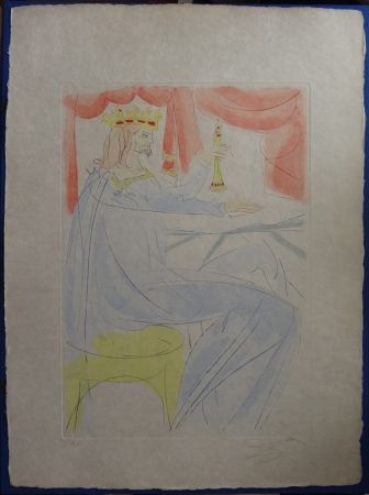 Офорт Dali - Le Roi Salomon