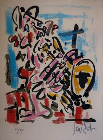 Литография Paul  - Le Saxophoniste / The Saxophonist