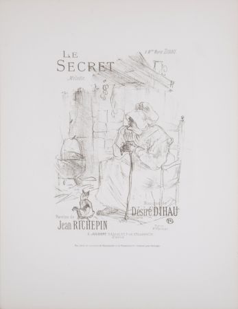 Литография Toulouse-Lautrec - Le Secret, 1895
