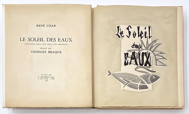 Иллюстрированная Книга Braque - Le soleil des eaux