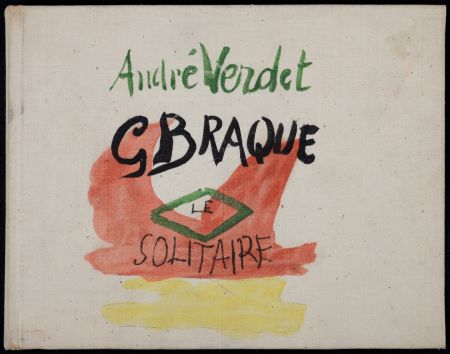 Иллюстрированная Книга Braque - Le Solitaire, 1959  