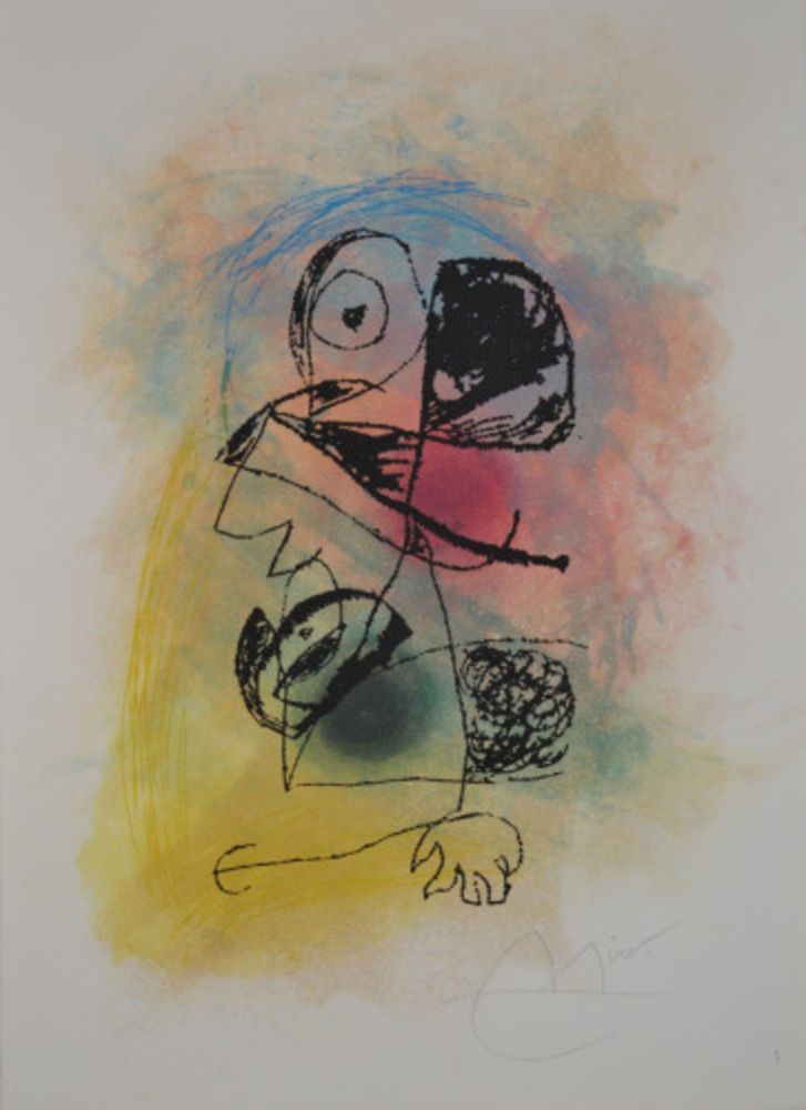 Гравюра Miró - Le Souriceau - D1026