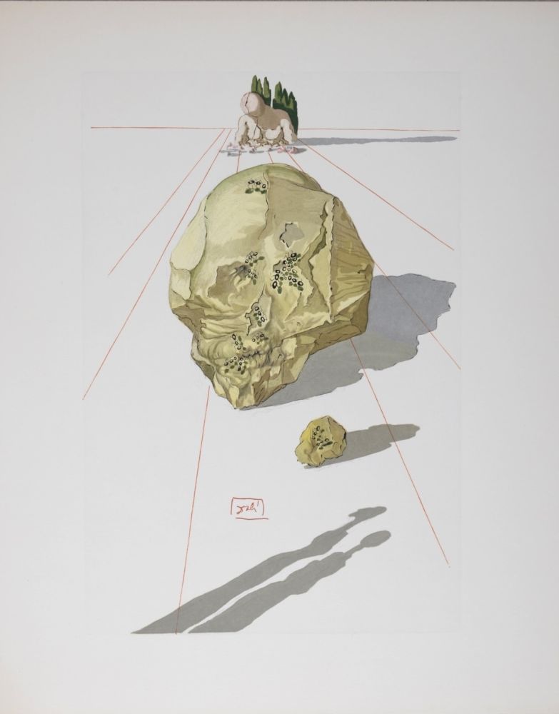 Литография Dali - Le Supplice des Hypocrites