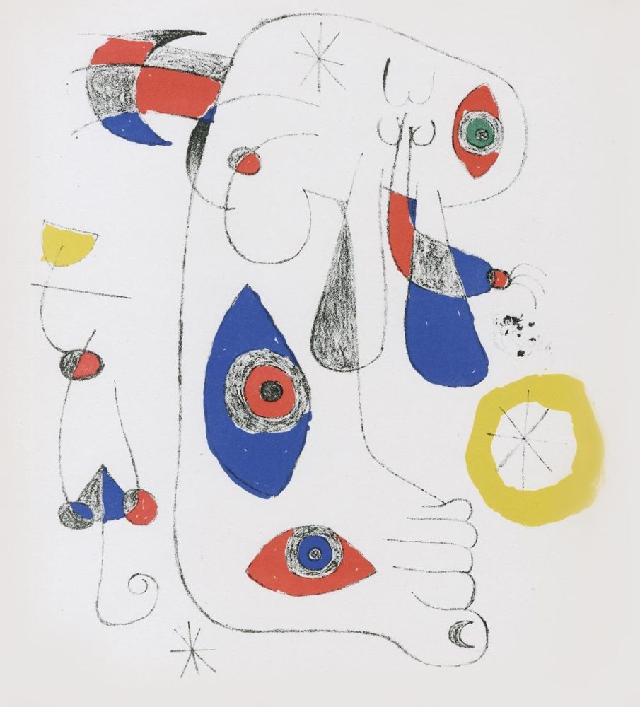 Литография Miró - Le Surréalisme en 1947