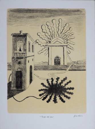 Литография Chirico (De) - Le Temple du Soleil
