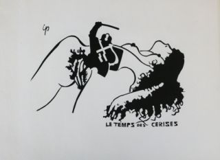 Литография Ipousteguy - Le temps des cerises -  mai 1968