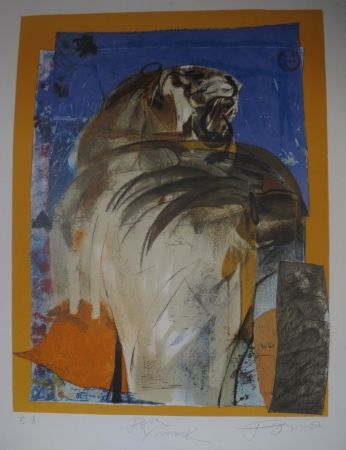 Литография Pomar - Le tigre