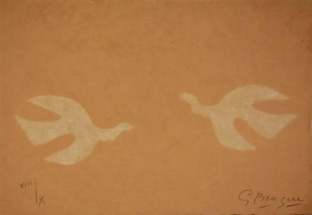 Литография Braque - Le Tir à l'arc
