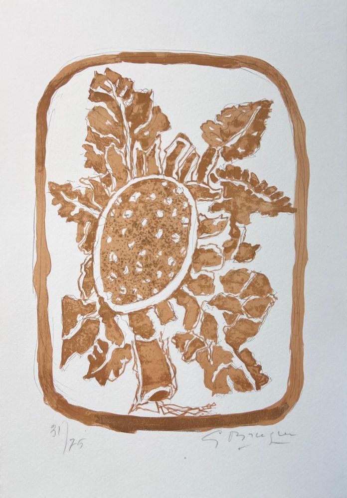 Литография Braque - Le Tournesol 