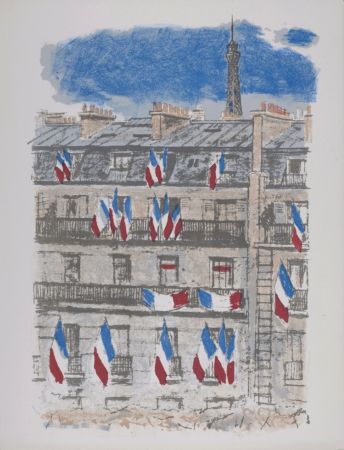 Литография Brianchon - Le Tricolore, 1962