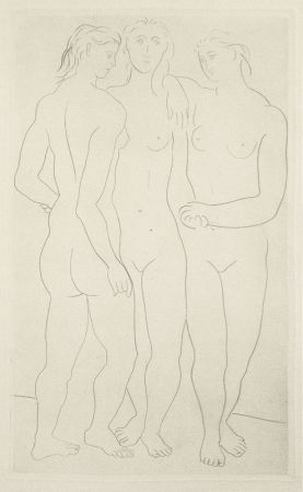 Офорт Picasso - Le Trois Graces II