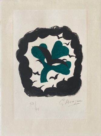Литография Braque - Le Trèfle 