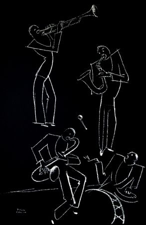 Литография Colin - LE TUMULTE NOIR / BLACK THUNDER - 1927