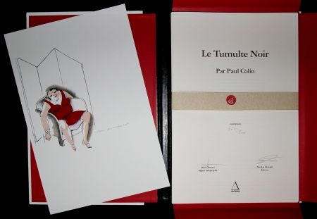 Иллюстрированная Книга Colin - LE TUMULTE NOIR / BLACK THUNDER  - Josephine Baker - 45 Lithographies