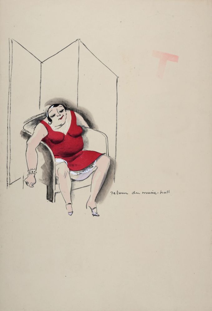Литография Colin - Le Tumulte Noir, C. 1927