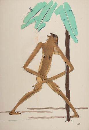 Литография Colin - Le Tumulte Noir, C. 1927