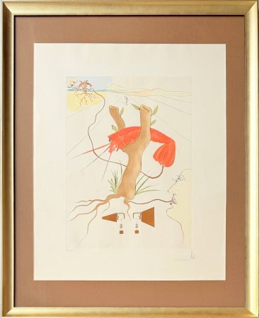 Гравюра Сухой Иглой Dali - Le Téléphone (The Telephone)