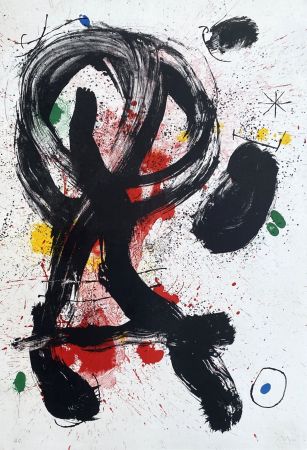 Литография Miró - Le vendangeur