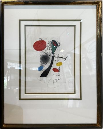 Гравюра Miró - Le Vent Parmi les Roseaux