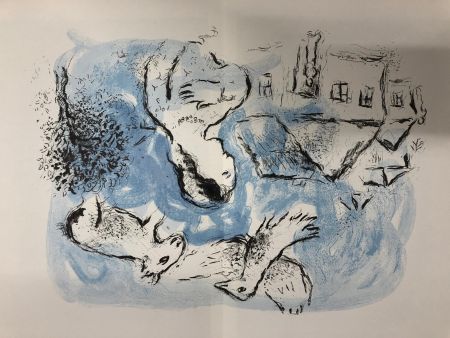 Литография Chagall - Le village