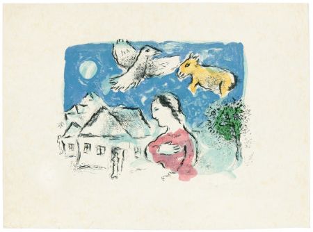 Литография Chagall - Le village