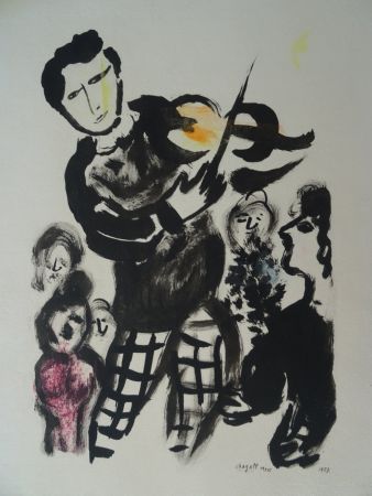 Трафарет Chagall - Le Violoniste