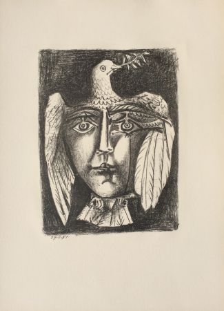 Литография Picasso - Le Visage de la Paix (B. 687)
