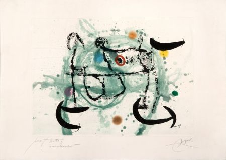 Офорт И Аквитанта Miró - L´ecartelée