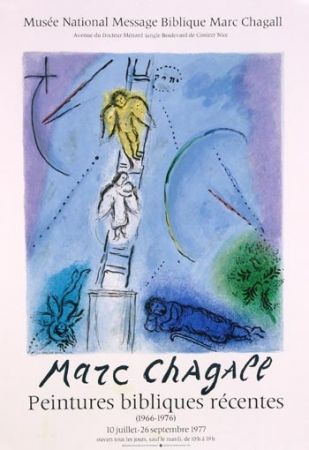 Литография Chagall - L'Echelle de Jacob