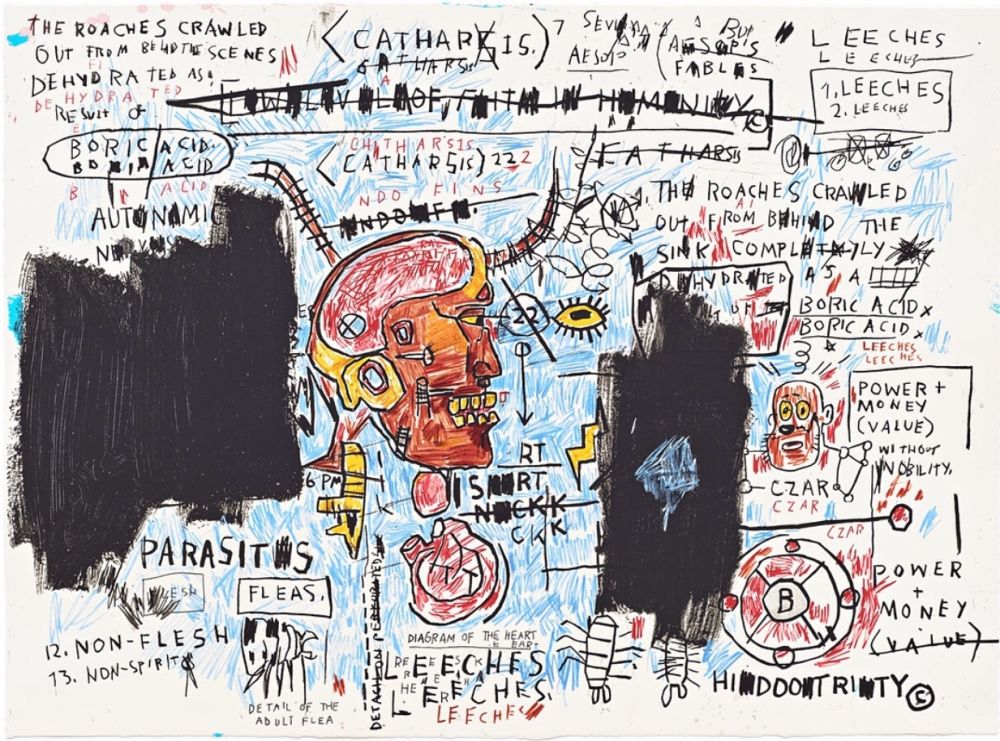 Сериграфия Basquiat - Leeches