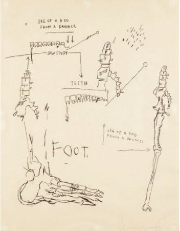 Сериграфия Basquiat - Leg of a Dog