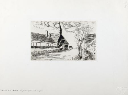 Многоэкземплярное Произведение Vlaminck - L'Eglise, 1927