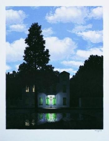 Литография Magritte - L'empire des lumières, 1954