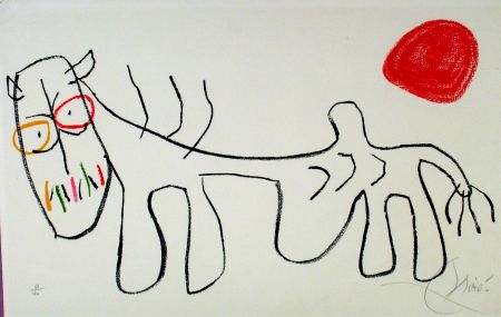 Литография Miró - L'enfance du Ubu