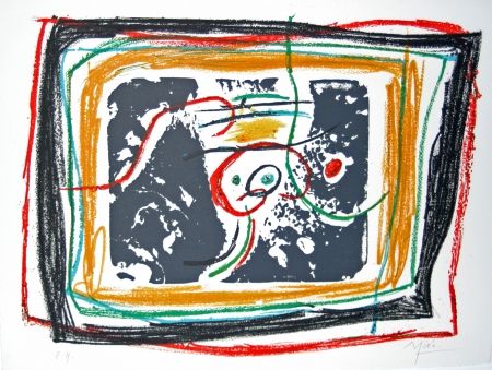 Литография Miró - L'enfance d'UBU