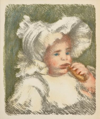 Литография Renoir - L'Enfant au Biscuit