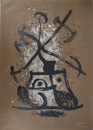 Литография Miró - L'entraineuse