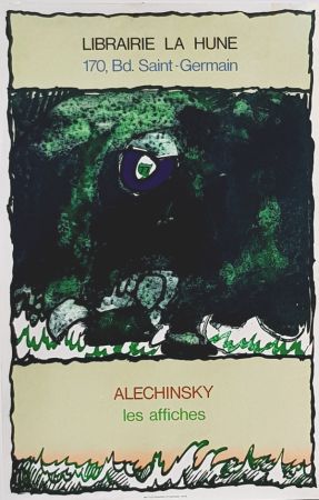 Литография Alechinsky - Les Affiches  Librairie  à La Hune