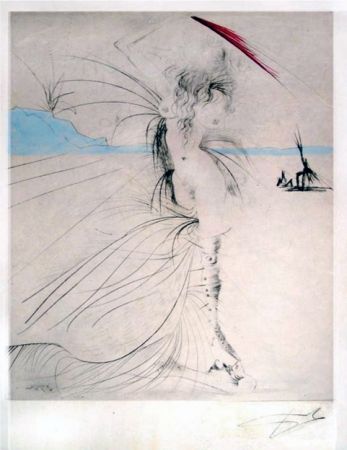 Гравюра Dali - Les aigrettes (The Egrets)
